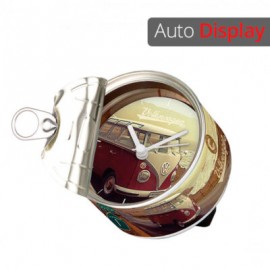 Reloj despertador lata VW vintage T1 “Highway”