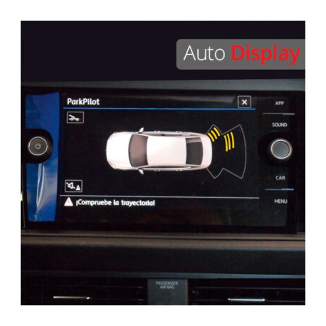 Sensores de reversa Flush para visualizar en radios Volkswagen