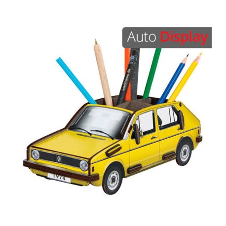 Organizador de escritorio VW Golf 1 amarillo 1974