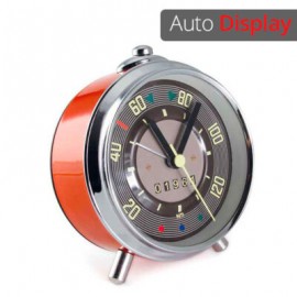 Reloj despertador velocímetro VW vintage rojo